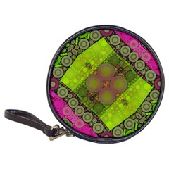 Florescent Pink Green  Cd Wallet by OCDesignss