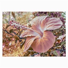 Fantasy Colors Hibiscus Flower Digital Photography Glasses Cloth (large) by dflcprints