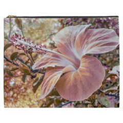 Fantasy Colors Hibiscus Flower Digital Photography Cosmetic Bag (xxxl) by dflcprints