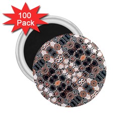 Modern Arabesque Pattern Print 2 25  Button Magnet (100 Pack) by dflcprints