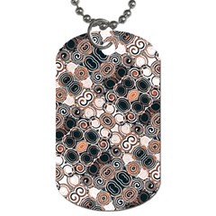 Modern Arabesque Pattern Print Dog Tag (one Sided) by dflcprints
