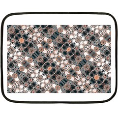 Modern Arabesque Pattern Print Mini Fleece Blanket (two Sided) by dflcprints