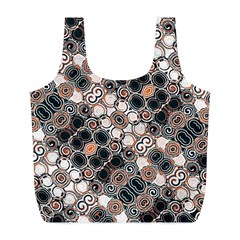 Modern Arabesque Pattern Print Reusable Bag (l) by dflcprints