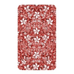 Flowers Pattern Collage In Coral An White Colors Memory Card Reader (rectangular) by dflcprints