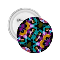 Digital Futuristic Geometric Pattern 2 25  Button by dflcprints