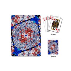 Floral Pattern Digital Collage Playing Cards (mini) by dflcprints