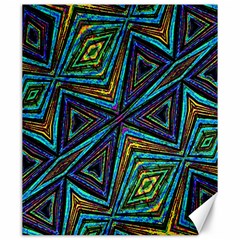 Tribal Style Colorful Geometric Pattern Canvas 20  x 24  (Unframed)