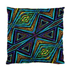 Tribal Style Colorful Geometric Pattern Cushion Case (Single Sided) 