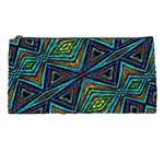 Tribal Style Colorful Geometric Pattern Pencil Case Front