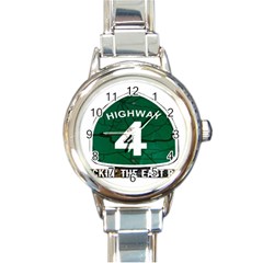 Hwy 4 Website Pic Cut 2 Page4 Round Italian Charm Watch