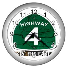 Hwy 4 Website Pic Cut 2 Page4 Wall Clock (silver)
