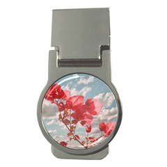 Flowers In The Sky Money Clip (round) by dflcprints