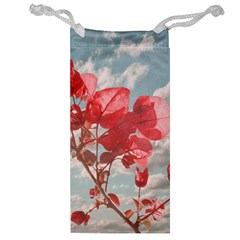 Flowers In The Sky Jewelry Bag by dflcprints