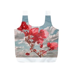 Flowers In The Sky Reusable Bag (s) by dflcprints