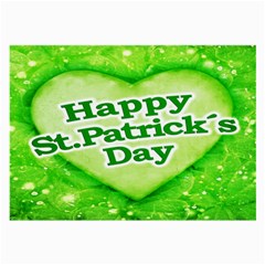 Unique Happy St  Patrick s Day Design Glasses Cloth (large) by dflcprints