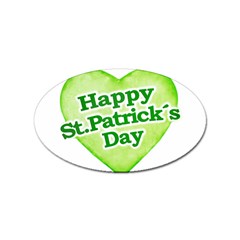 Happy St Patricks Day Design Sticker (oval) by dflcprints