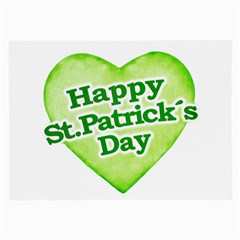 Happy St Patricks Day Design Glasses Cloth (large, Two Sided) by dflcprints