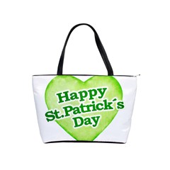 Happy St Patricks Day Design Large Shoulder Bag by dflcprints