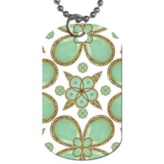 Luxury Decorative Pattern Collage Dog Tag (one Sided) by dflcprints