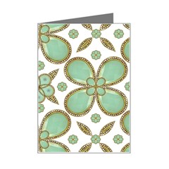 Luxury Decorative Pattern Collage Mini Greeting Card by dflcprints