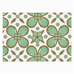 Luxury Decorative Pattern Collage Glasses Cloth (large) by dflcprints
