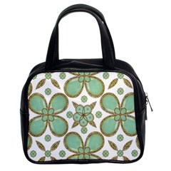 Luxury Decorative Pattern Collage Classic Handbag (two Sides)