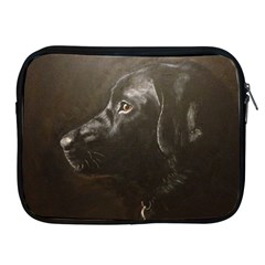 Black Lab Apple Ipad Zippered Sleeve by LabsandRetrievers