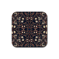 Victorian Style Grunge Pattern Drink Coaster (square) by dflcprints