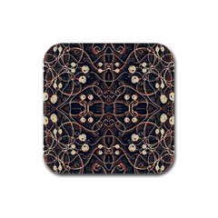 Victorian Style Grunge Pattern Drink Coasters 4 Pack (square) by dflcprints