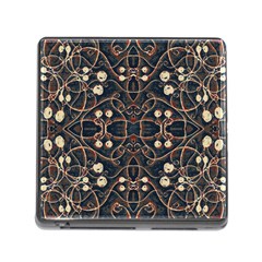 Victorian Style Grunge Pattern Memory Card Reader With Storage (square) by dflcprints