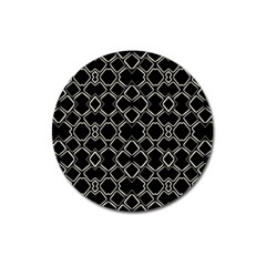 Geometric Abstract Pattern Futuristic Design  Magnet 3  (round) by dflcprints