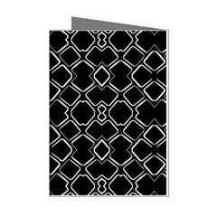 Geometric Abstract Pattern Futuristic Design  Mini Greeting Card (8 Pack) by dflcprints