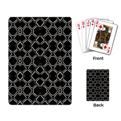 Geometric Abstract Pattern Futuristic Design  Playing Cards Single Design by dflcprints
