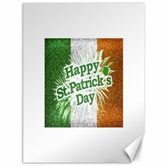Happy St  Patricks Day Grunge Style Design Canvas 36  X 48  (unframed) by dflcprints