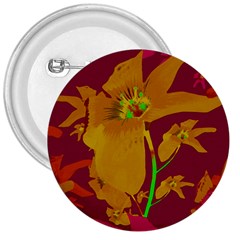 Tropical Hawaiian Style Lilies Collage 3  Button by dflcprints