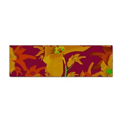 Tropical Hawaiian Style Lilies Collage Bumper Sticker by dflcprints