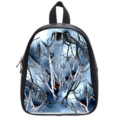 Abstract Of Frozen Bush School Bag (small) by canvasngiftshop