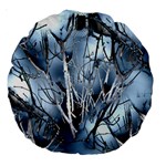 Abstract Of Frozen Bush 18  Premium Round Cushion  Front