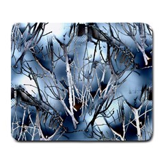 Abstract Of Frozen Bush Large Mouse Pad (rectangle)