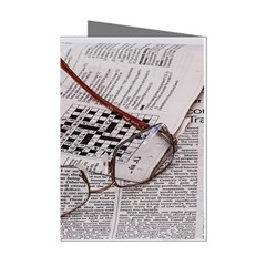 Crossword Genius Mini Greeting Card (8 Pack)