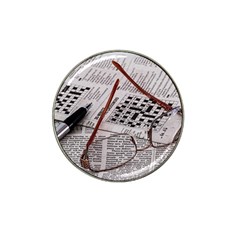 Crossword Genius Golf Ball Marker 4 Pack (for Hat Clip)