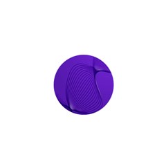 Twisted Purple Pain Signals 1  Mini Button Magnet by FunWithFibro