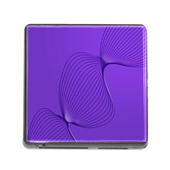 Twisted Purple Pain Signals Memory Card Reader With Storage (square) by FunWithFibro