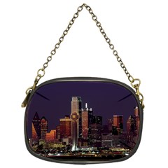 Dallas Skyline At Night Chain Purse (two Sided)  by StuffOrSomething