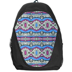 Aztec Style Pattern In Pastel Colors Backpack Bag by dflcprints