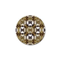 Baroque Ornament Pattern Print Golf Ball Marker 4 Pack by dflcprints