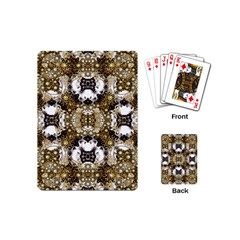 Baroque Ornament Pattern Print Playing Cards (mini) by dflcprints