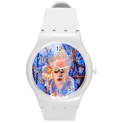 Magic Flower Plastic Sport Watch (medium) by icarusismartdesigns