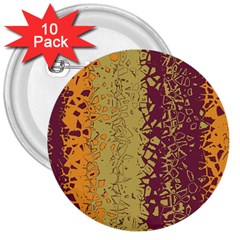 Scattered Pieces 3  Button (10 Pack)