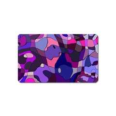 Blue Purple Chaos Magnet (name Card) by LalyLauraFLM
